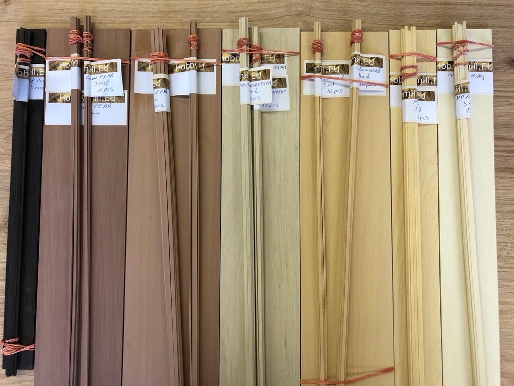 Sheets for Modelling — precision milled modelling wood category